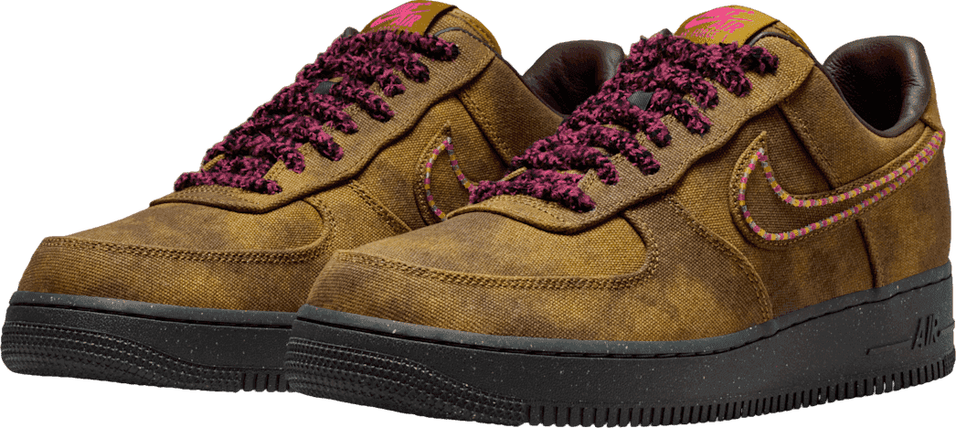 Nike Air Force 1 Low '07 Desert Moss/Fierce Pink