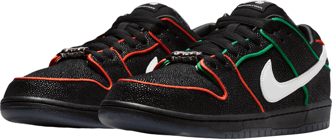 Bronx Girls Skate x Nike SB Dunk Low Black/Red