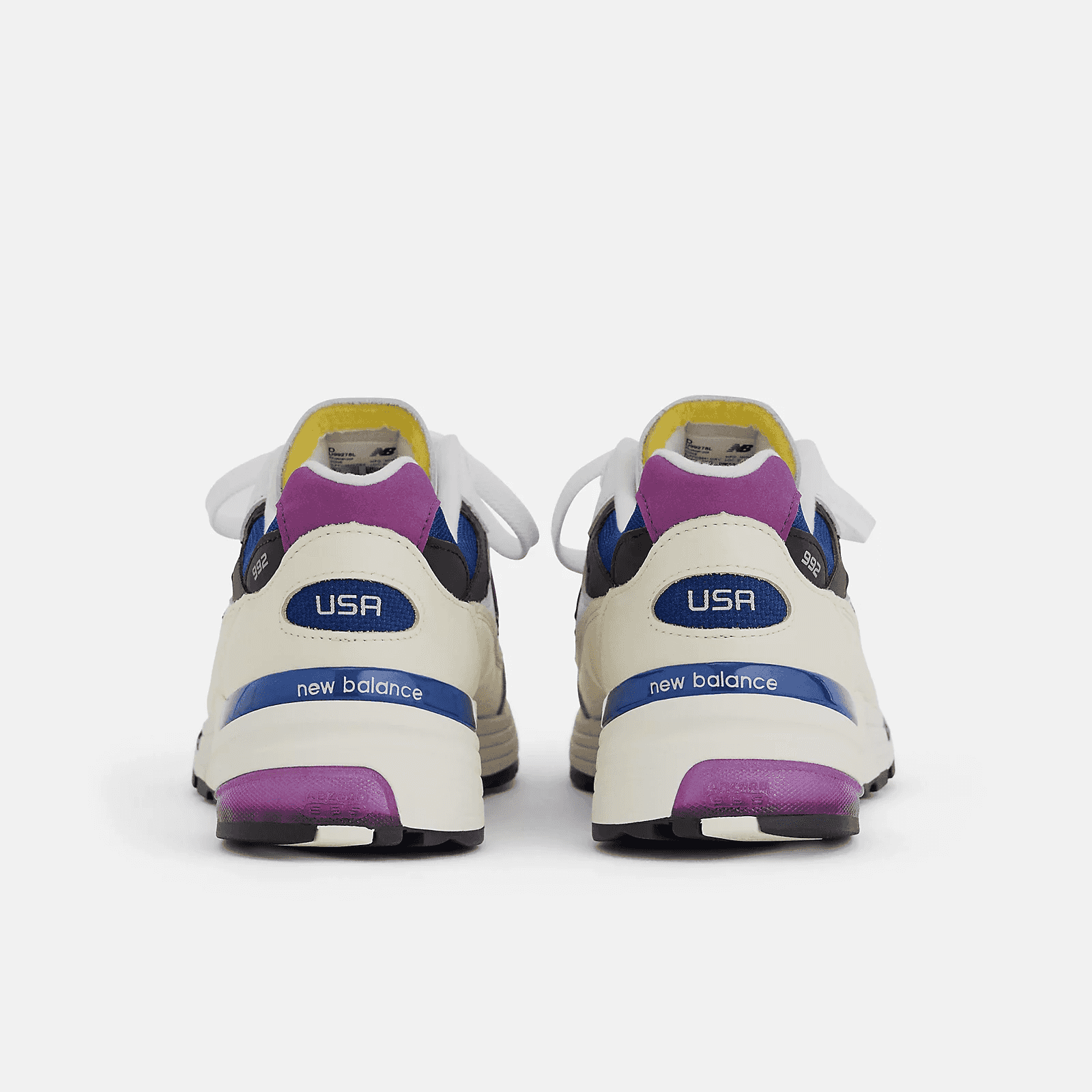 New Balance 992 MiUSA White/Royal/Purple Fuchsia