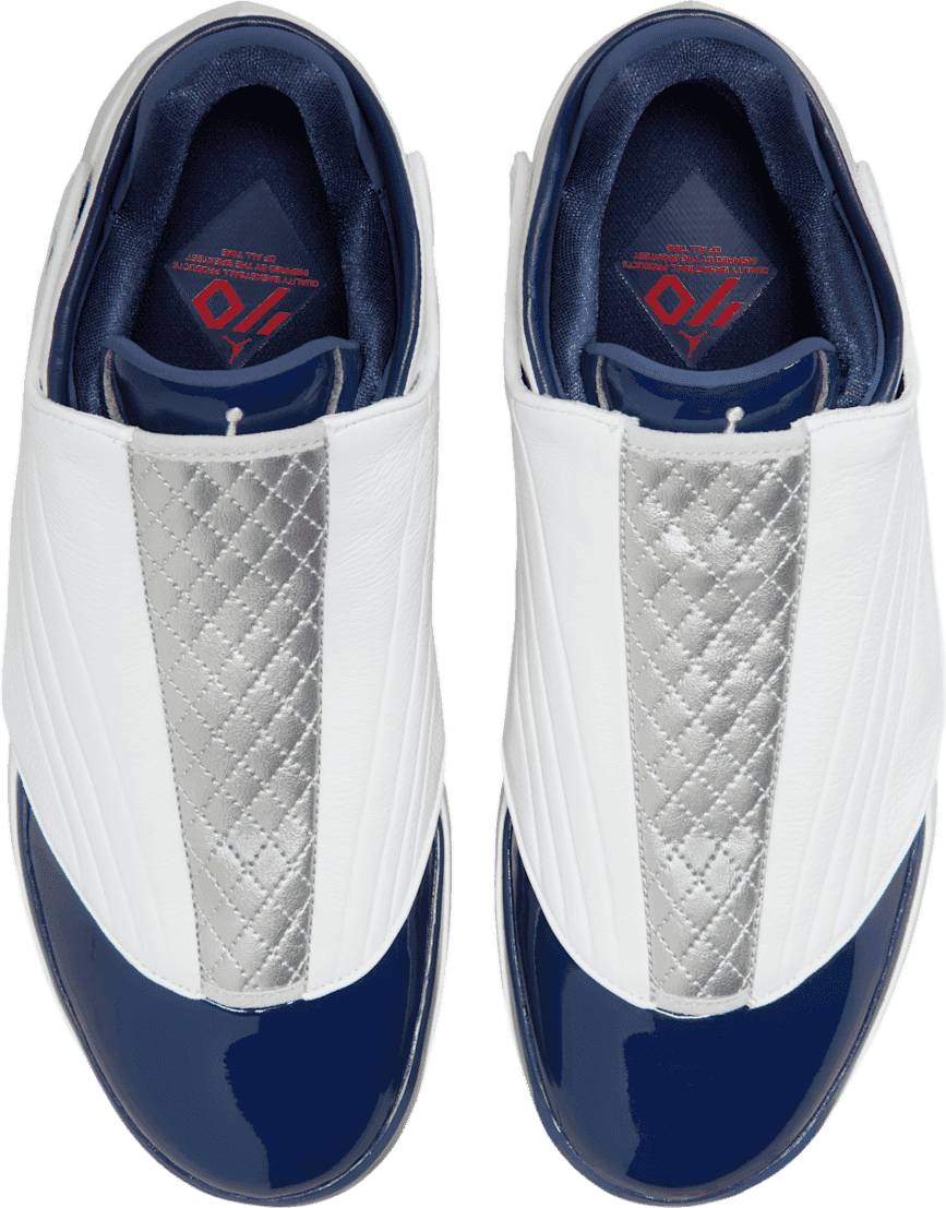 Jordan 40-16 White/Midnight Navy