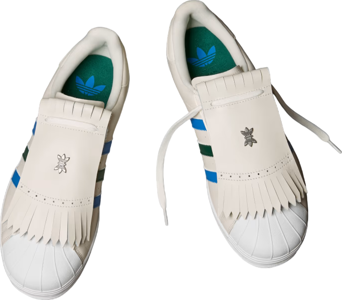 Adidas Rolling Links Superstar Spikeless Golf White