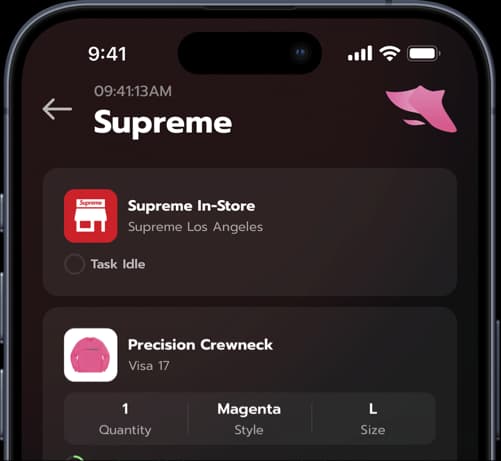 SwiftSole V3 Supreme Bot Interface