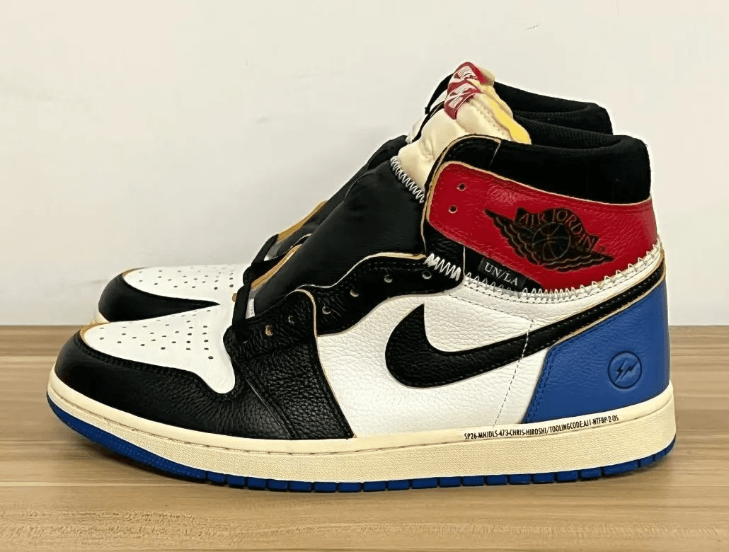 Union LA x Fragment x Air Jordan 1 High Red/Sport Royal