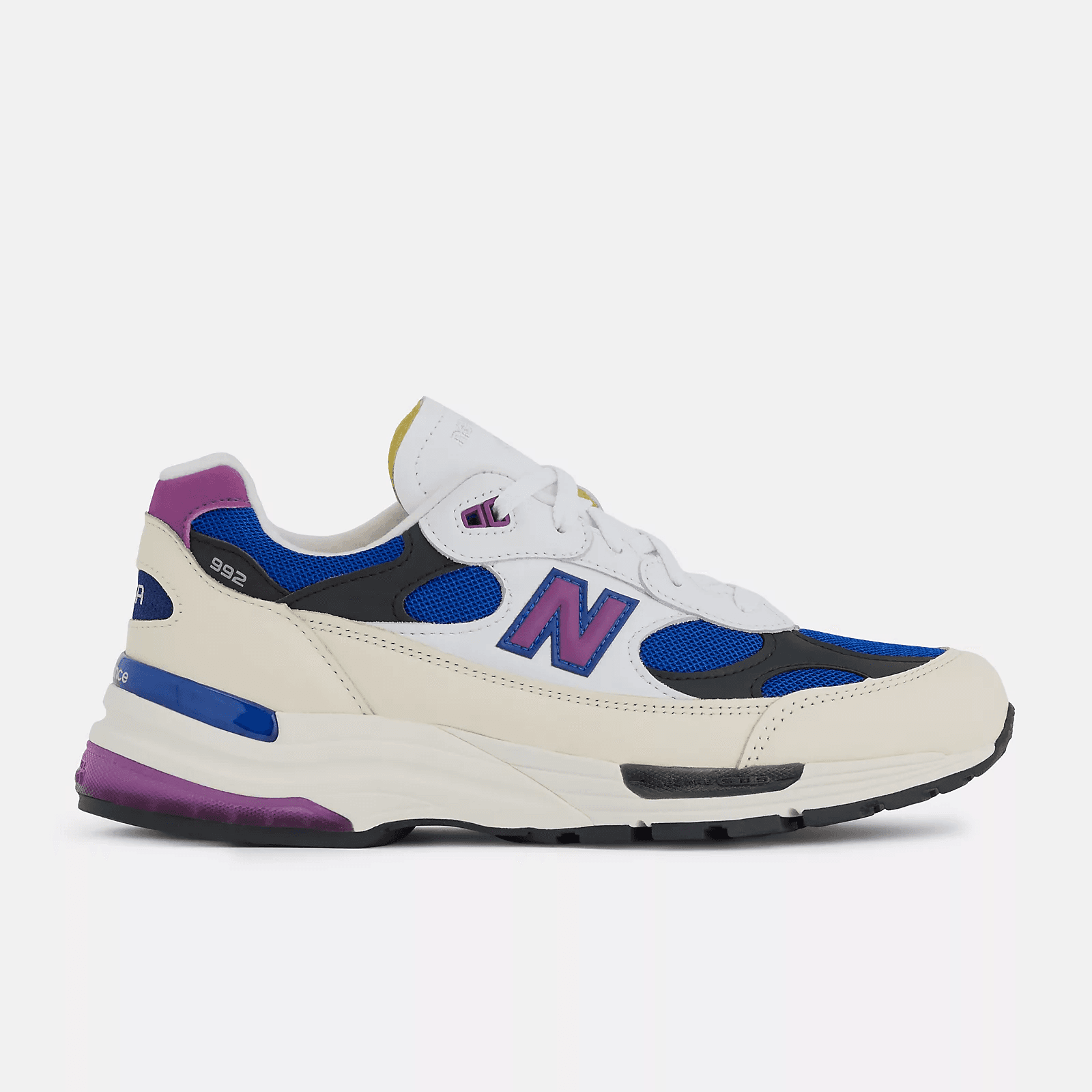 New Balance 992 MiUSA White/Royal/Purple Fuchsia