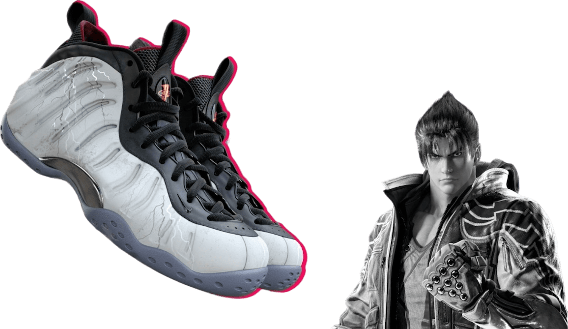 TEKKEN 8 x Nike Air Foamposite One Jin Kazama