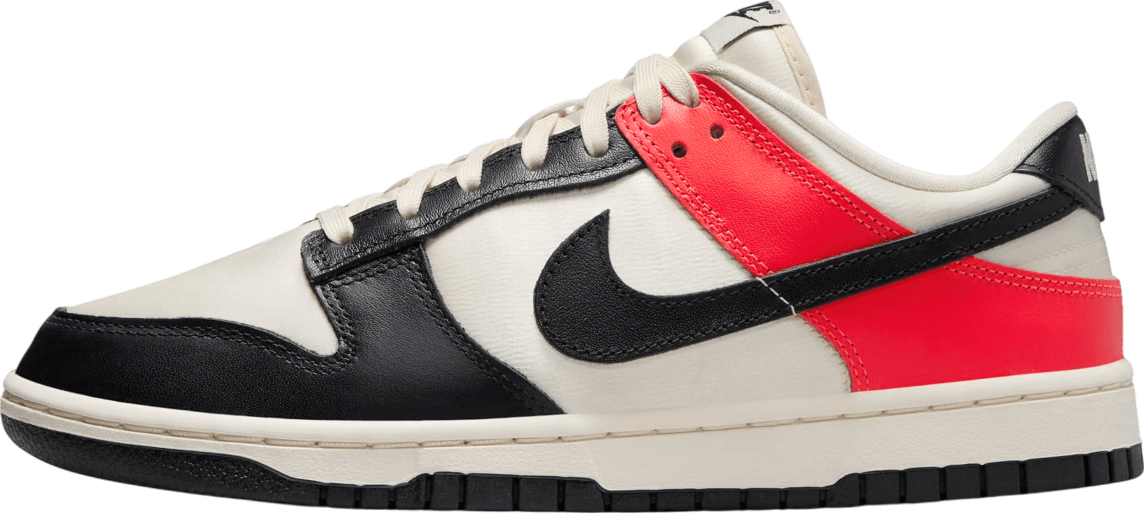 Nike Dunk Low Black Toe/Bright Crimson (W)