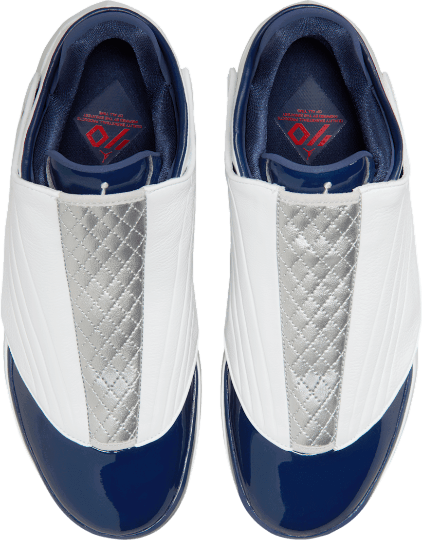 Jordan 40-16 White/Midnight Navy