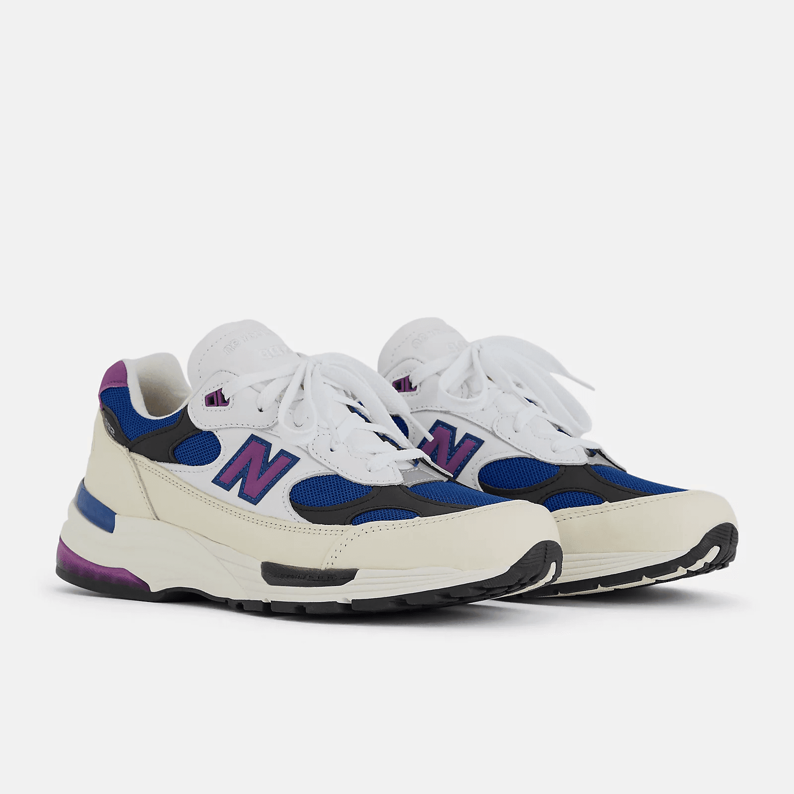New Balance 992 MiUSA White/Royal/Purple Fuchsia