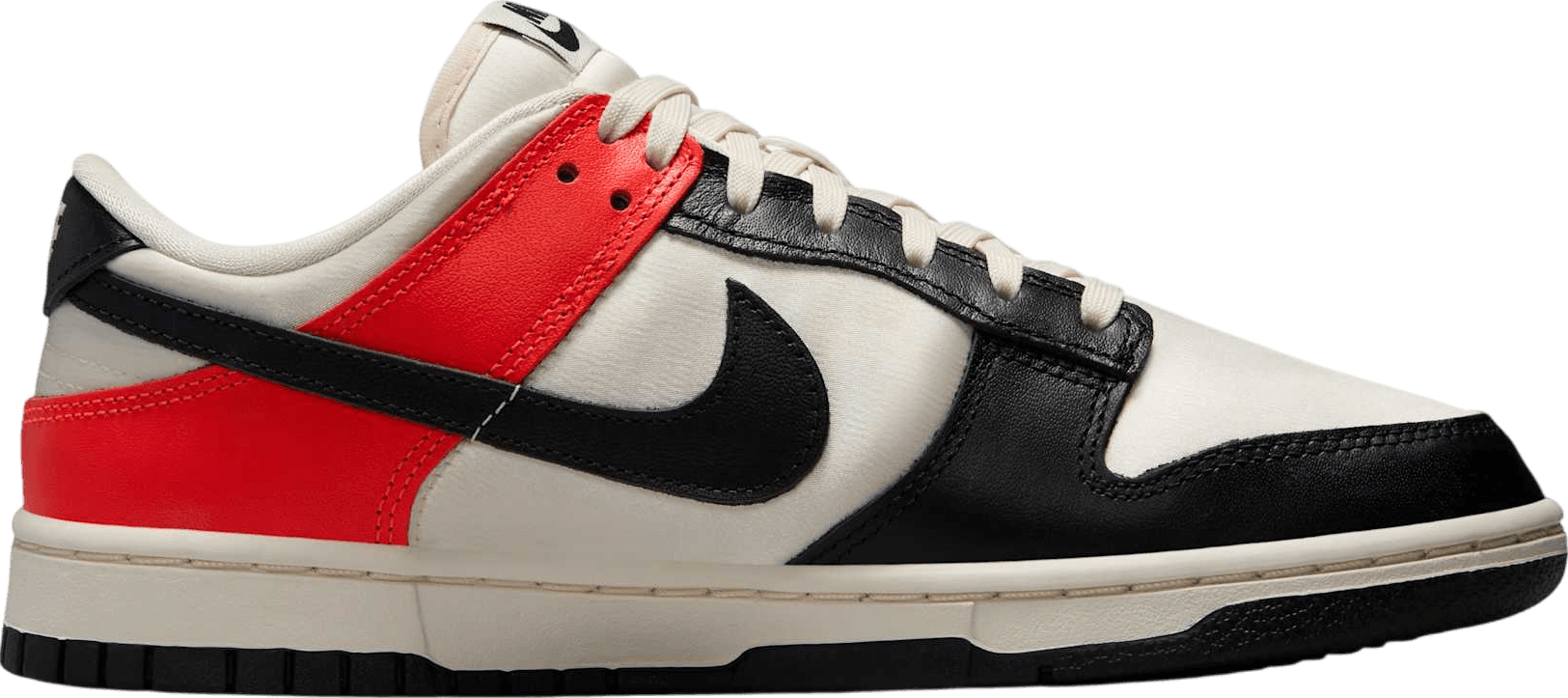 Nike Dunk Low Black Toe/Bright Crimson (W)