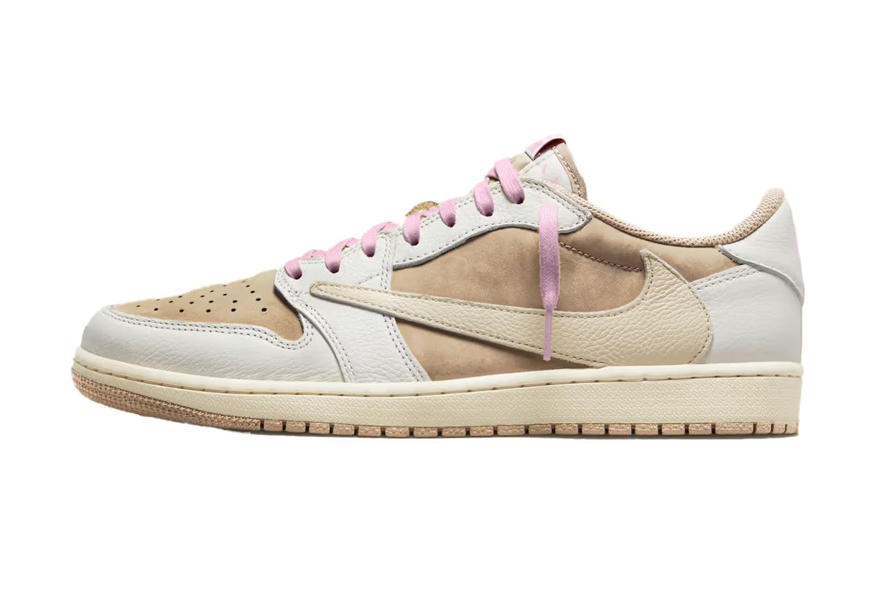 Travis Scott Air Jordan 1 Low OG Sail/Shy Pink