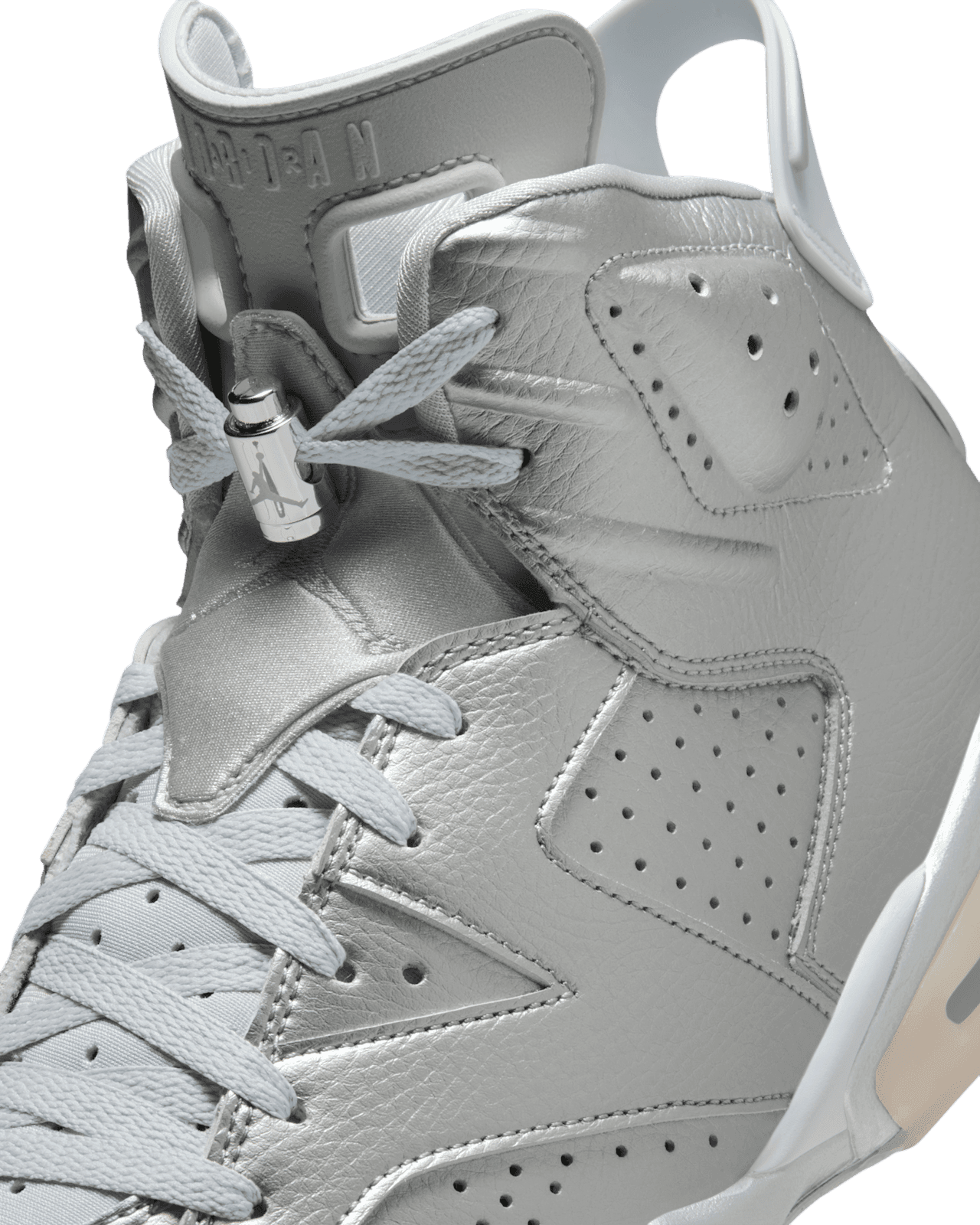 PSG x Air Jordan 6 Metallic Silver