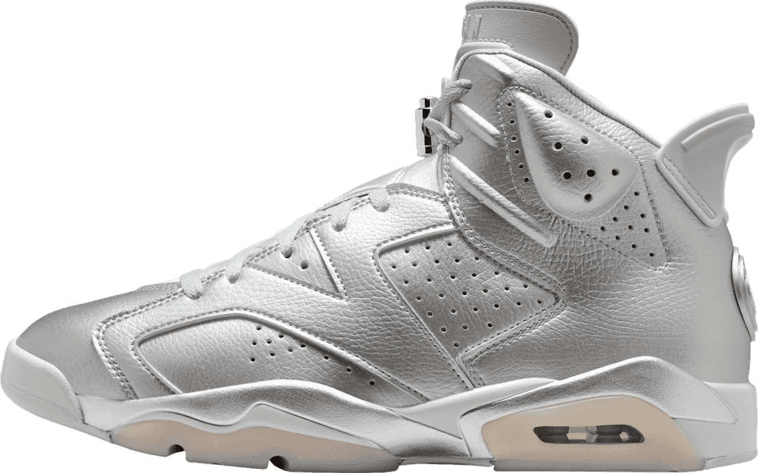 PSG x Air Jordan 6 Metallic Silver
