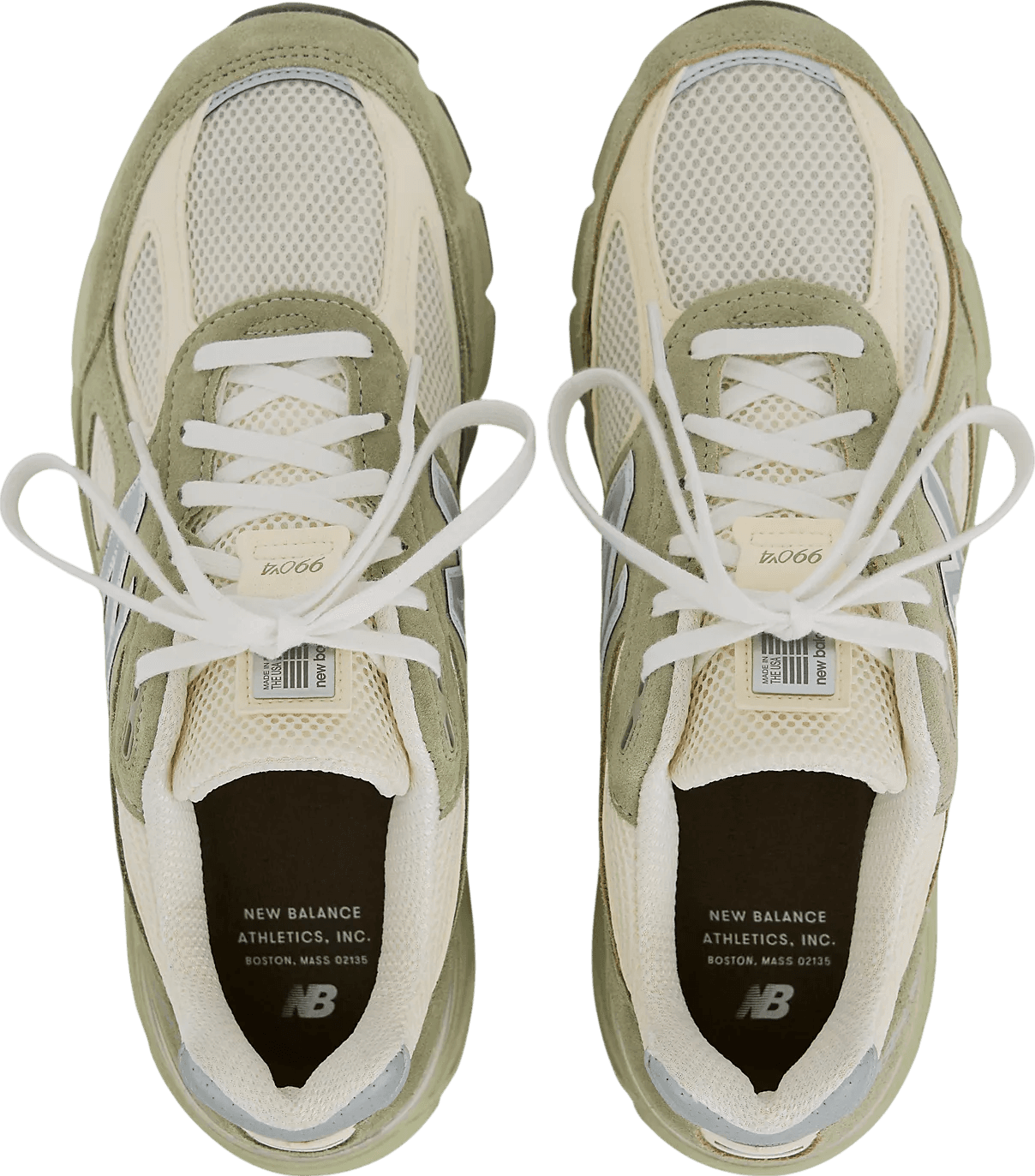 New Balance 990v4 MiUSA Olive Leaf